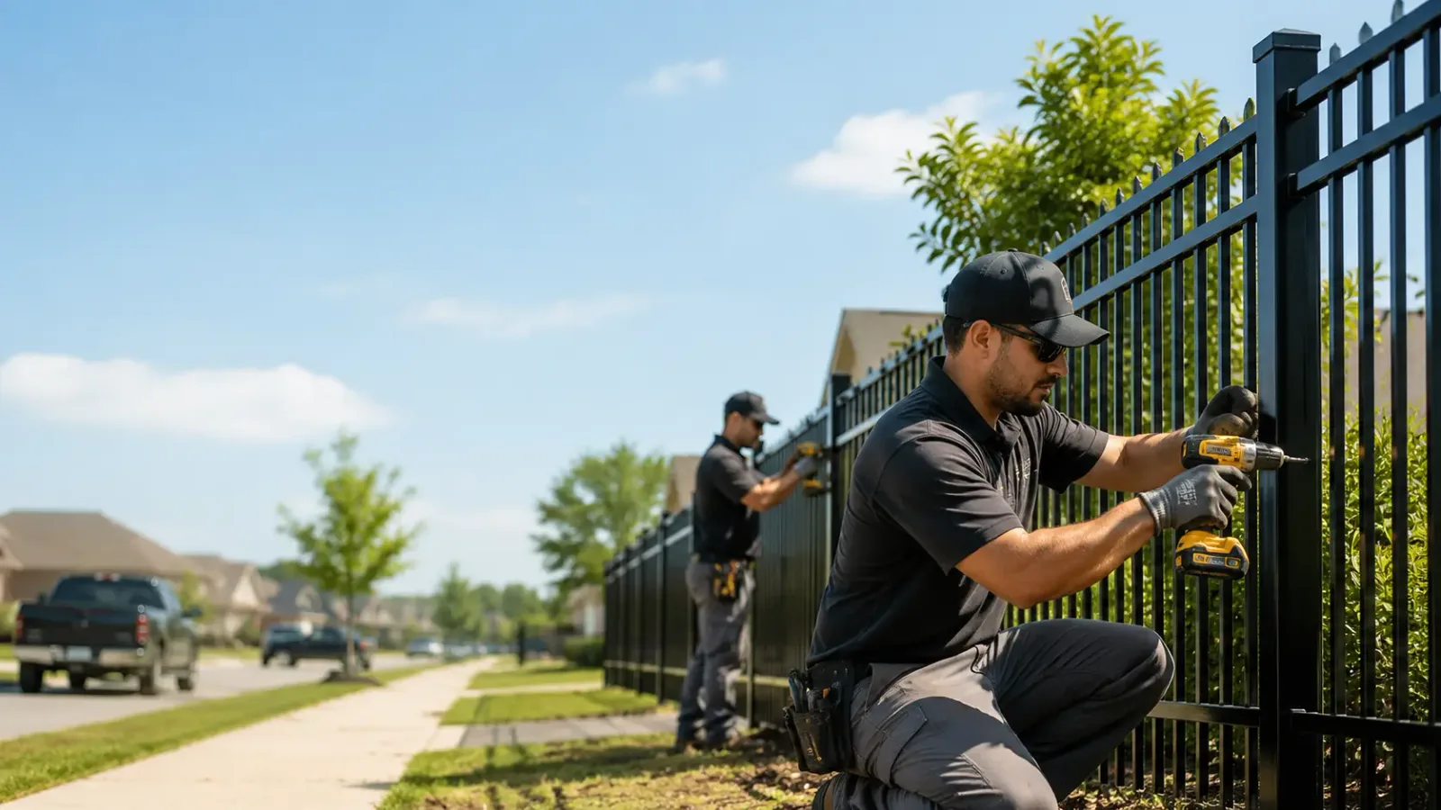 Metal Fence Installation in Loraine, TX